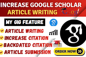 increase your google scholar citations, backdated citation, publish article