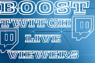 boost twitch live viewers to reach affiliate and partner