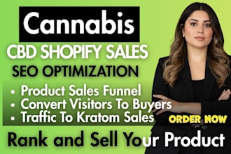 promote kratom product, marijuana cannabis store, cbd boost shopify sales