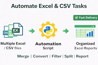 automate your excel and CSV tasks using python