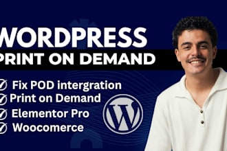 build wordpress print on demand woocommerce store printful printify dropshipping