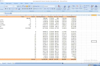 do professional loan repayment and amortization financial analysis in excel