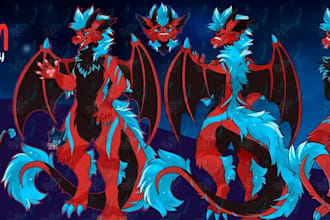 do furry ref sheet fursona art furry reference sheet vtuber model nsfw furry art