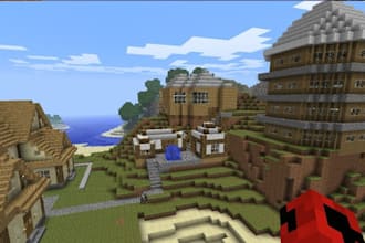 build custom minecraft villages cities castle survival maps