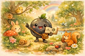 illustrate children story book illustration children comic book illustration