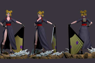 3d print and paint sexy nsfw characters model, tabletop miniatures for 3d prints