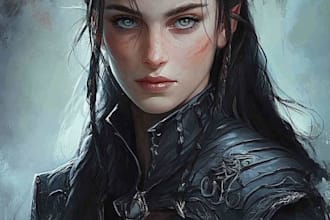 draw your  and  character illustration