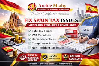 fix spain tax issues late tax filing penalties and compliance