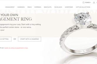 build luxury jewelry store engagement rings store  necklaces, jewelry website