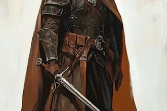 fantasy dnd character illustration
