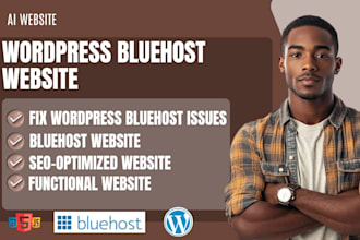 do bluehost website, fix wordpress bluehost issues, wordpress bluehost website