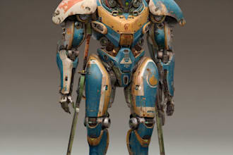 make robots and concept art of futuristic mecha