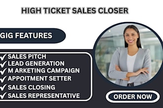be high ticket sales closer sales rep cold calling  appointment setting