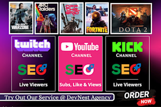twitch channel promotion, twitch live viewers, get affiliate and partner status