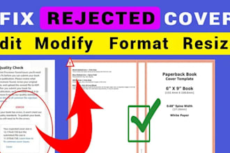 resize cover layout adjust amazon trim rejected book print ready workbook design