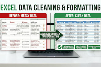 clean, format, and organize your messy data