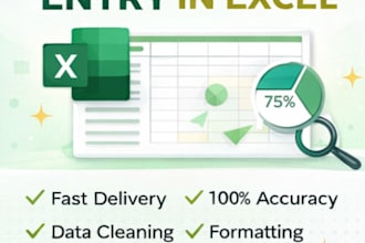 do ms excel data entry for your workplace