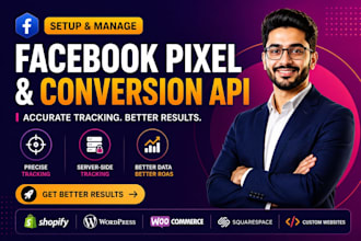 setup facebook pixel, meta conversion API and server side tracking