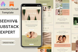 fully setup substack account manage substack newsletter and beehiiv newsletter