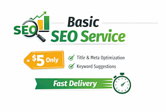 do basic SEO for your website