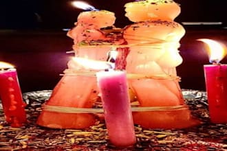 cast a white magic obsession love spell to bring them closer and crave for you