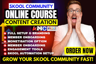 manage skool community setup skool course funnel automation payment flow
