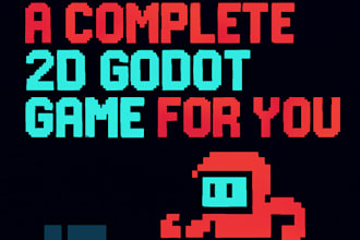 create a professional 2d godot game for you