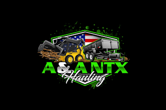 create creative and good looking dump trailer logo design