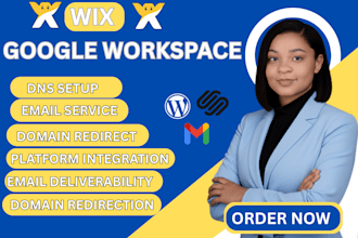 setup google workspace business email for wix with dns fix