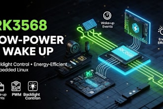 implement low power modes, wake up and  backlight control on rk3568 sbc