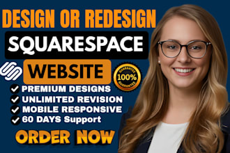 develop squarespace website design, redesign squarespace and custom squarespace