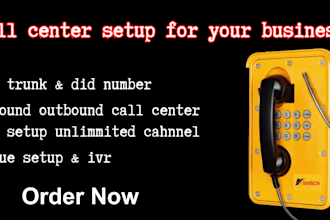 setup 3cx did number sip trunk inbound outbound call center for your business