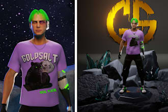 create 3d game character , aaa , realistic game character