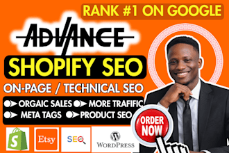 advanced shopify SEO product page optimization backlinks to rank 1st on google