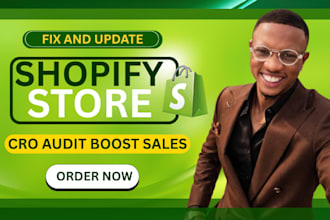 do professional shopify store audit, shopify seo to boost shopify sales