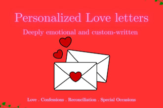 write a deeply romantic or sincere apology letter for you