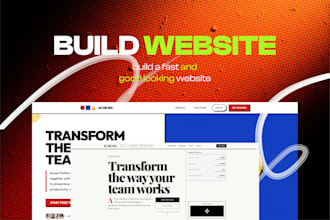 design and develop a professional corporate website