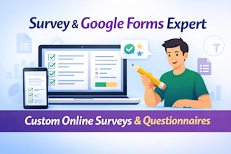 design professional online survey, google form, and questionnaire