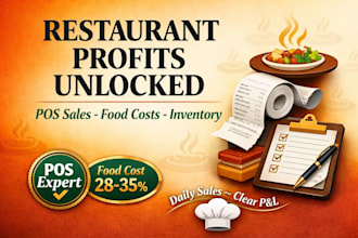do restaurant bookkeeping with pos cash sales and inventory tracking