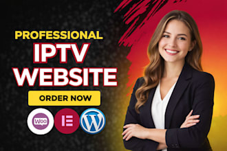 design profetional iptv website, iptv website rebrand wordpress design