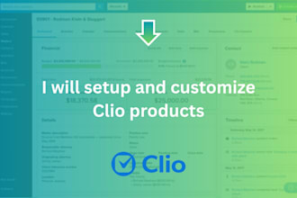 setup and customize clio for your law firm