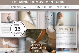 design canva ebook for self care mindfulness spiritual coaching fitness guide