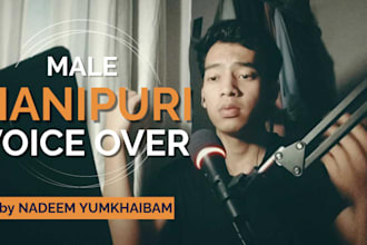 record voiceovers and audiobooks in manipuri and english