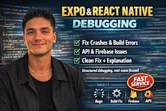 fix react native expo bugs, crashes and build issues
