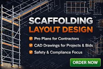 deliver professional scaffolding layout design formwork