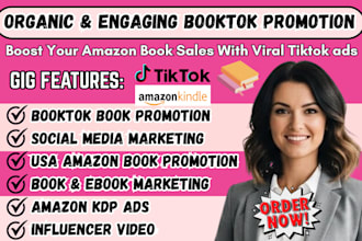 do booktok promotion ebook marketing usa amazon book promotion booktok marketing