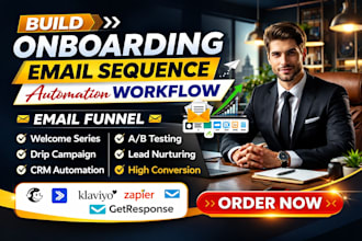 build onboarding email sequence automation workflow email funnel