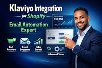setup klaviyo integration for shopify and email automation
