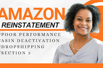 reinstate suspended amazon listing and remove IP violations