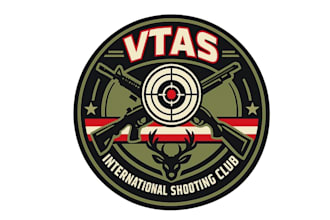 design awesome shooting club logo
